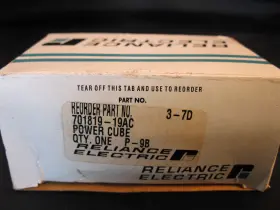 Reliance Power Cube Block 104-101/ep 13.10 701819-19ac New