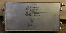 Rf Interonics Rf7377 Filter Radio Frequency Interfere 400vdc Rf Interonics Rf7377 Filter Radio Frequency Interfere 400vdc