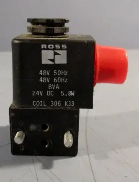 Ross 306k33 306-k33 48v-50hz/48v-60 Hz 24vdc 5.8w Coil Ross 306k33 306-k33 48v-50hz/48v-60 Hz 24vdc 5.8w Coil