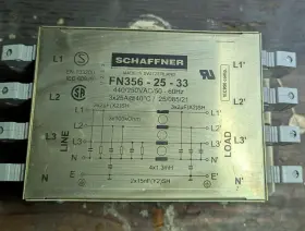 Schaffner 356-50-33 Fn 356-25-33 Noise Filter 440/250vac 50-60hz