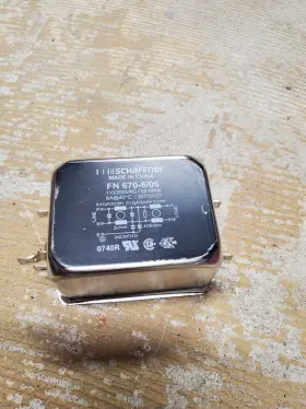 Schaffner 670-6/06 Power Line Filters Fn 110/250vac 50/60hz 6a 25/100/21