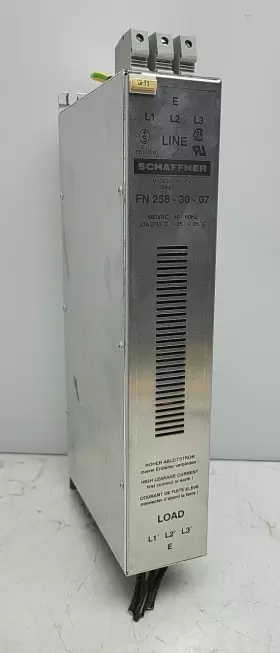 Schaffner Fn-258-30-07 480v 30a Power Line Filter Fn2583007 Schaffner Fn-258-30-07 480v 30a Power Line Filter Fn2583007