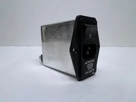 Schaffner Fn1394-10-05-11 10a Filtered Power Entry Module Dual Fuse