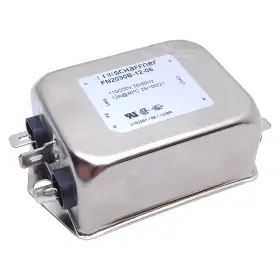 Schaffner Fn2030b-12-06 Power Line Filter 1-phase 30a 250vac/dc Spade 0.25 Inch