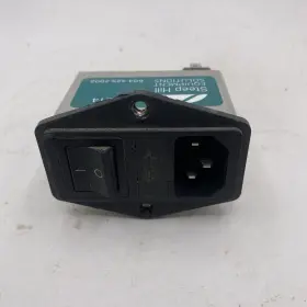 Schaffner Fn284-6-06 Iec Filter Switch And Dual Fuse 250v 6a Mount Left/right Schaffner Fn284-6-06 Iec Filter Switch And Dual Fuse 250v 6a Mount Left/right