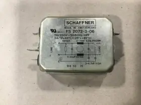 Schaffner Fs2072-3-06 Fs 2073-3-06 Line Filter 110/250v 3a #4018pt128 Schaffner Fs2072-3-06 Fs 2073-3-06 Line Filter 110/250v 3a #4018pt128
