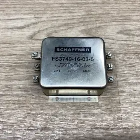 Schaffner Fs3749-16-03-5 Line Filter 3x600vac #823f140 Si