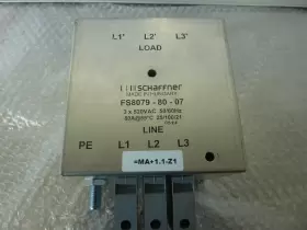 Schaffner Fs8079-80-07 Filter 3x520v/ac 50/60hz 80a 55c 24620 Schaffner Fs8079-80-07 Filter 3x520v/ac 50/60hz 80a 55c 24620