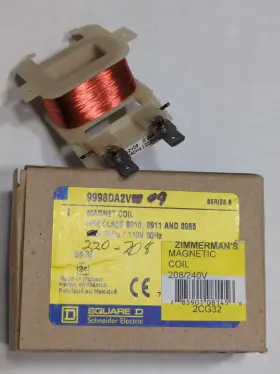 Schneider Electric 0442 Square D 9998-da2v09 Magnet Coil 208/240v 60hz / 220v 50hz Schneider Electric 0442 Square D 9998-da2v09 Magnet Coil 208/240v 60hz / 220v 50hz
