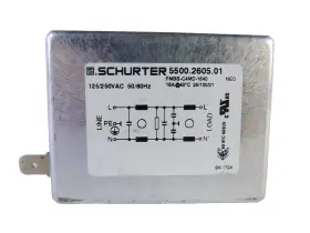 Schurter 5500.2605.01 Power Line Filter Module 125v/250vac 16a Schurter 5500.2605.01 Power Line Filter Module 125v/250vac 16a