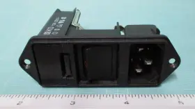 Schurter Kd14.4101.151 250vac 10a Appliance Switch Fused Iec Power Entry Module