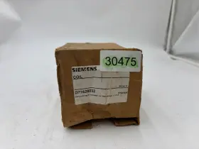 Siemens D71628032 Dual Voltage Coil 60hz 220-240v 50hz 190-220v 1 Per Order Siemens D71628032 Dual Voltage Coil 60hz 220-240v 50hz 190-220v 1 Per Order