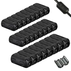 Smrtcol Zmy0067 24 Pcs Ferrite Ring Core Emi Noise Suppressor Clip-on Filter 3.5mm/5mm/7mm Sn