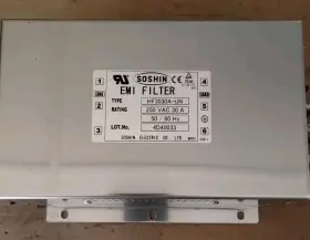 Soshin Hf3030a-un 250vac 30a Emi Filter Soshin Hf3030a-un 250vac 30a Emi Filter