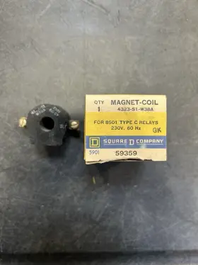 Square D 4323-s1-w38a Magnetic Coil 230v Square D 4323-s1-w38a Magnetic Coil 230v