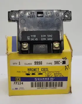 Square D Sac-23 9998 Magnet Coil 2es1-4 Square D Sac-23 9998 Magnet Coil 2es1-4
