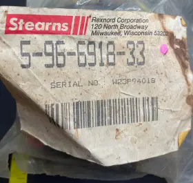 Stearns 596691833 Coil Brake Kit W23p94018