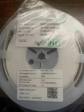 Steward / Laird Li0805h151r-10 4000 Pack Ferrite Bead 2017 150r Steward / Laird Li0805h151r-10 4000 Pack Ferrite Bead 2017 150r