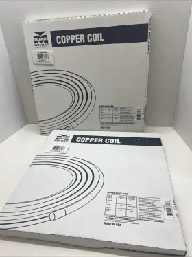 Streamline Mueller 685768377283 2 Industries 1/4 Inch Od X 50 Copper Coil A/c Refrigeration
