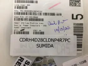 Sumida Cdrh4d28cldnp4r7pc Fixed Ind 4.7uh 2.9a 36.3mohm Smd Rohs 20 Pieces Sumida Cdrh4d28cldnp4r7pc Fixed Ind 4.7uh 2.9a 36.3mohm Smd Rohs 20 Pieces