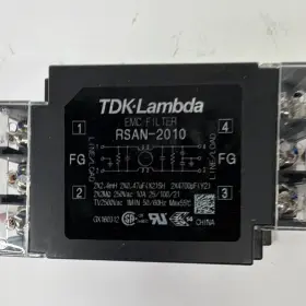 Tdk-lambda Rsan-2010 Emc Filter 250vac 10a Metal Chassis Mount