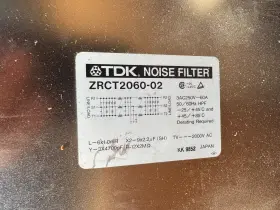 Tdk Myb-1230-33 3phase Power Line Noise Filter Zrct2060.02 250vac 60a Lambda Made In Japan