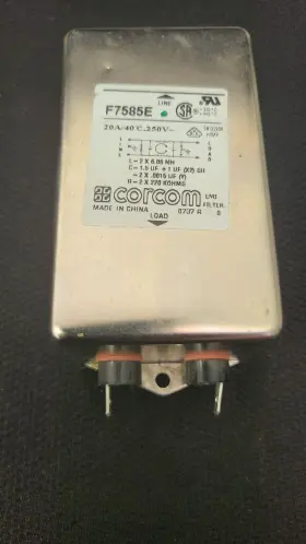 Te Connectivity Corcom F7585e Emi Rfi Power Line Filter 20a 250v 50/60 Hz Te Connectivity Corcom F7585e Emi Rfi Power Line Filter 20a 250v 50/60 Hz