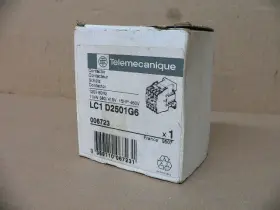 Telemecanique D2501g6 Lc1d2501g6 Contactor- 120v 60hz 3 Pole Telemecanique D2501g6 Lc1d2501g6 Contactor- 120v 60hz 3 Pole