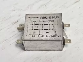 Timonta Fmw2-52-2/1 Line Filter 25 250v 2a - Used Timonta Fmw2-52-2/1 Line Filter 25 250v 2a - Used