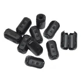 Topnisus 759218256142 Pack Of 10 Clip-on Ferrite Core 35mm X 20mm 9mm Inner Diamter