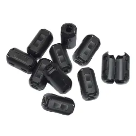 Topnisus Tn008 Pack Of 10 Clip-on Ferrite Core Ring Bead Anti-interference High-frequency