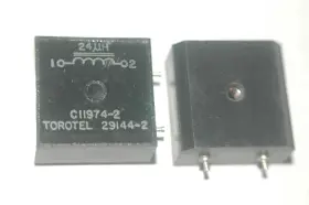 Torotel Cii974-2 24uh Vintage Choke New Lot Quantity-5 Torotel Cii974-2 24uh Vintage Choke New Lot Quantity-5