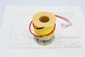 Transl 3783-110-1 8 Ohm 12vdc Coil 24 Awg Lead Wires 22mh Solenoid / Actuator
