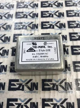 Tri-mag Pa6-10e Tri-mag Emi/rfi Filter 6a 115/250vac