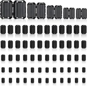 Unknwon 445056615618 Ferrite Chokes Beads Snap On Rfi Emi Noise Suppressor Cable Clip 25pcs Unknwon 445056615618 Ferrite Chokes Beads Snap On Rfi Emi Noise Suppressor Cable Clip 25pcs