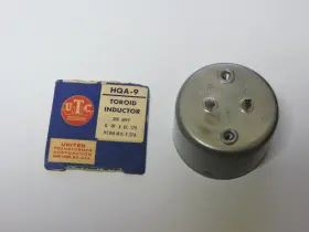 Utc Hqa-9 Vintage Toroid Inductor 300 Mhy