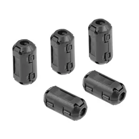 Uxcell 041814131399 5pcs 5mm Ferrite Cores Ring Clip-on Rfi Emi Noise Suppression Cable Clip Black Uxcell 041814131399 5pcs 5mm Ferrite Cores Ring Clip-on Rfi Emi Noise Suppression Cable Clip Black