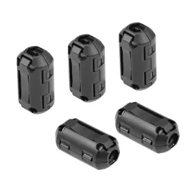 Uxcell 041814131436 5pcs 7mm Ferrite Cores Ring Clip-on Rfi Emi Noise Suppression Cable Clip Black Uxcell 041814131436 5pcs 7mm Ferrite Cores Ring Clip-on Rfi Emi Noise Suppression Cable Clip Black
