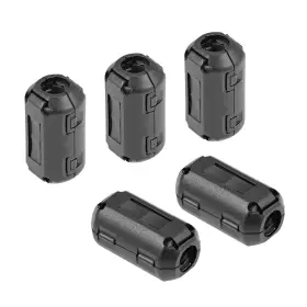 Uxcell 041814131498 5pcs 9mm Ferrite Cores Ring Clip-on Rfi Emi Noise Suppression Cable Clip Black Uxcell 041814131498 5pcs 9mm Ferrite Cores Ring Clip-on Rfi Emi Noise Suppression Cable Clip Black