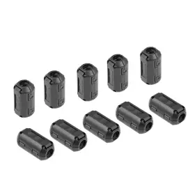 Uxcell 041814131504 10pcs 9mm Ferrite Cores Ring Clip-on Rfi Emi Noise Suppression Filter Cable Clip