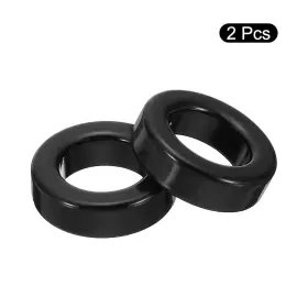 Uxcell 445016099021 Toroid Core 23x36x13mm Iron Ferrite Chokes Ring Toroidal Transform 2pcs Black