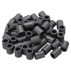 Uxcell 614553443438 50 X Ferrite Toroid Core 0.5 Inch Od 0.3 Id 0.6 H Rings Transformer Black