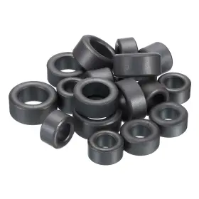 Uxcell 734301179492 20 Pack Ferrite Toroid Cores Set Transformer Inductor Coil Ring Black
