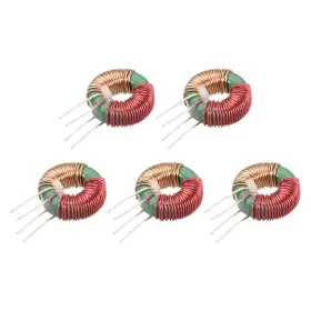 Uxcell 782685803496 Toroid Inductance Copper Coil Magnetic Inductor 10mh 3a Common Mode Pack Of 5