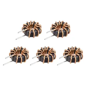 Uxcell 782685803618 Toroid Inductance Copper Coil Vertical Inductor 10uh 10a For Diy Pack Of 5