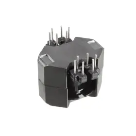 Uxcell 784958983638 5 Sets Rm8 6 6pin Transformer Bobbin Pc40 10 Ferrite Halves