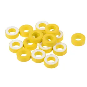 Uxcell A18070300ux0019 Toroid Core Ferrite Chokes Ring Iron Powder Inductor Rings Yel Uxcell A18070300ux0019 Toroid Core Ferrite Chokes Ring Iron Powder Inductor Rings Yel