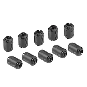 Uxcell A19062900ux0394 9-13mm Ferrite Core Ring Clip-on Noise Suppression Cable Clips Black 10pcs Uxcell A19062900ux0394 9-13mm Ferrite Core Ring Clip-on Noise Suppression Cable Clips Black 10pcs