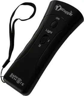 Wagglz 012024 Ultrasonic Dog Bark Deterrent Devices - Long Range Barking Silencer Black Wagglz 012024 Ultrasonic Dog Bark Deterrent Devices - Long Range Barking Silencer Black