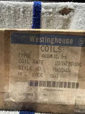 Westinghouse 7860a34g04 Nib Coil 220/240 50/60 Hz